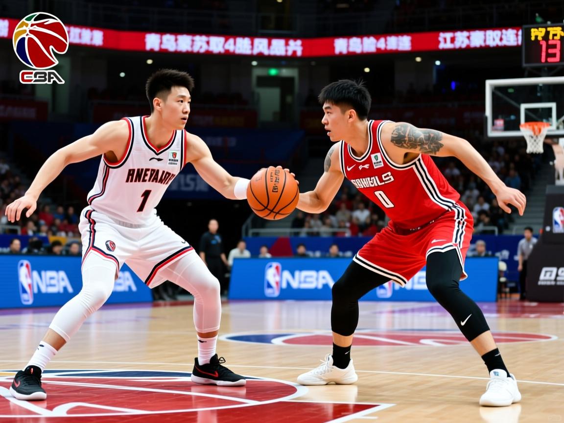 无杨瀚森8战7胜！青岛险胜江苏豪取4连胜韦瑟斯庞23+7+5的简单介绍